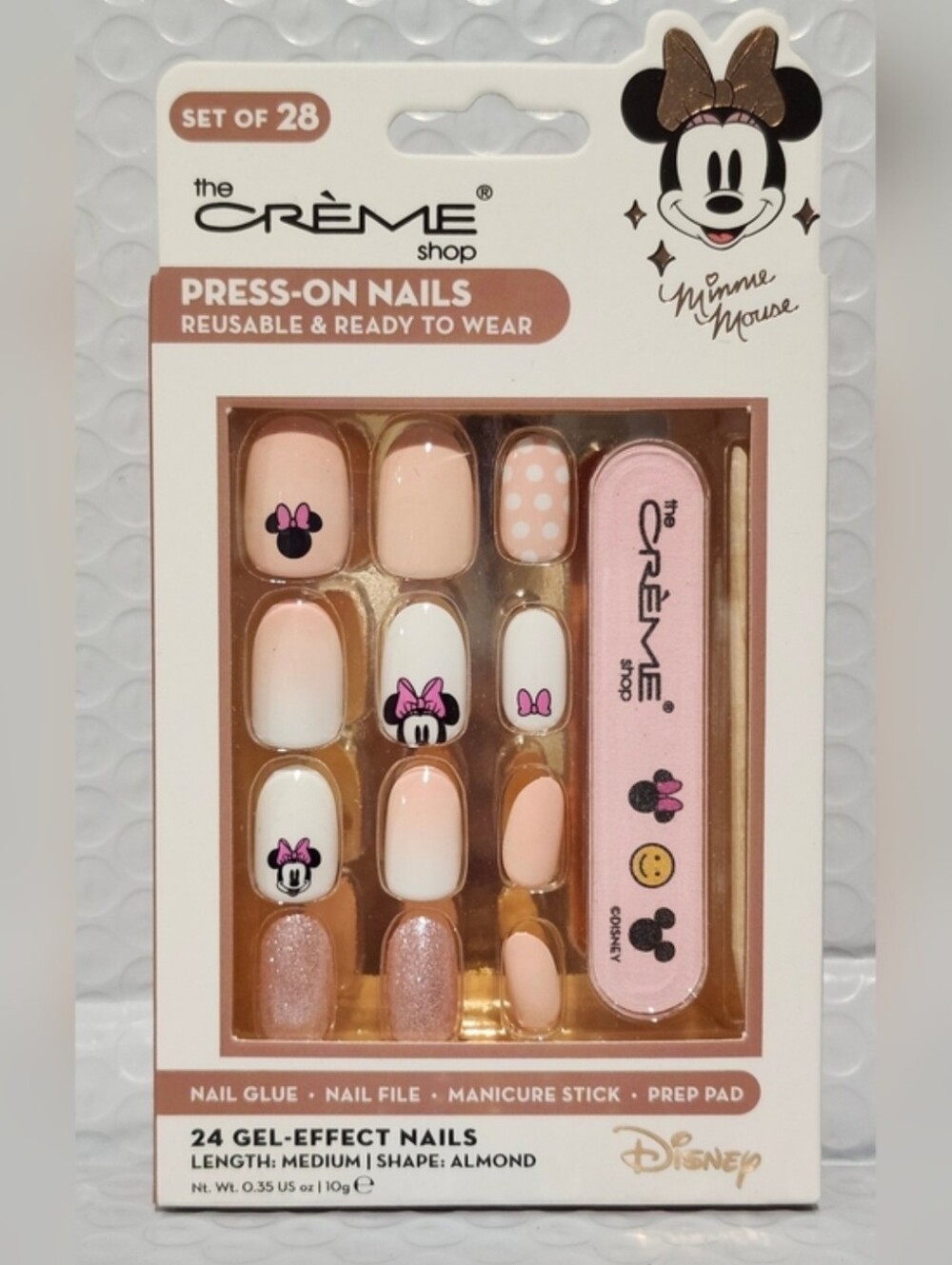 The Crème Shop x Disney Minnie Mouse Press-On Nails
